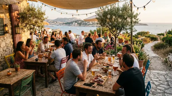 Apéro célibataires — Marseille