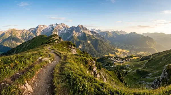 Rando célibataires — Circuit au-dessus de la station des Aillons-Margeriaz