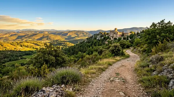 Rando célibataires — Le Prieuré de Carluc depuis Céreste
