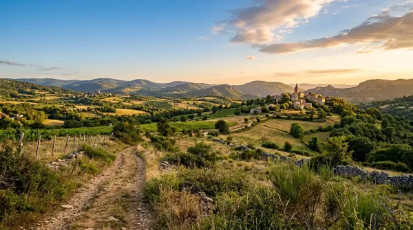Rando célibataires — La plaine du côté de Saint-Maurice de Laurençanne