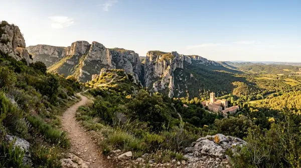 Rando célibataires — Grande faille d'Alaric, Prieuré Saint-Jean, falaises de Cachoche