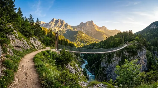 Rando célibataires — En passant par le pont suspendu de l'Épine