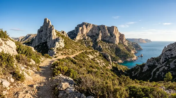 Rando célibataires — L'Aiguille Guillemin et la Grande Candelle au départ de Luminy