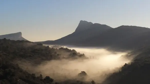 Tour du Pic St Loup depuis St Mathieu de Trévier
