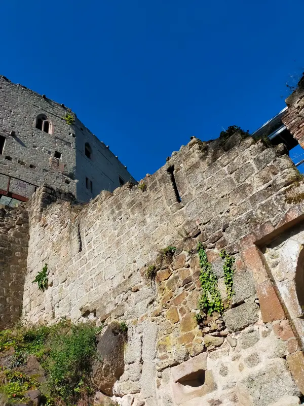 Châteaux d'Andlau et du Spesbourg depuis Andlau à Andlau
