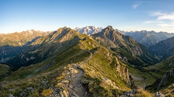 Rando célibataires — Des crêtes de la montagne de Jouère au Col de la Clapouse
