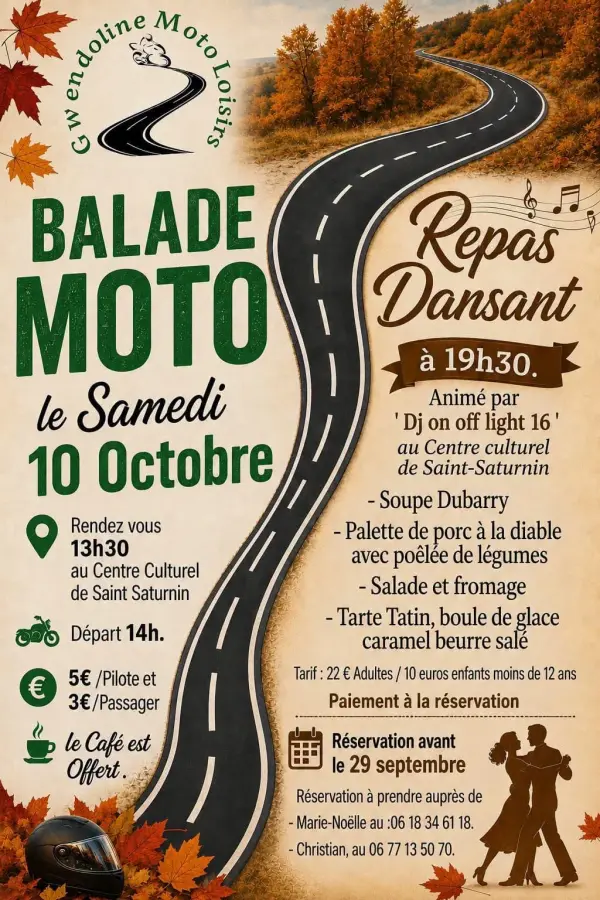 Journée moto avec soiree