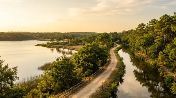 Rando célibataires — Le long du Canal des étangs de Lège-Cap Ferret