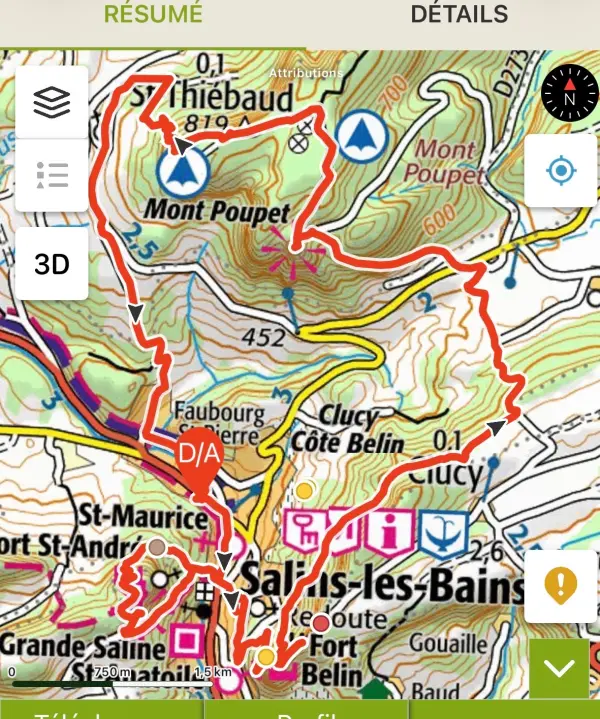 Mont Poupet par Belin