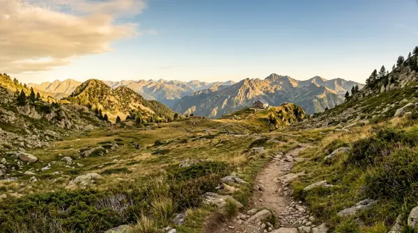 Rando célibataires — Le Refuge du Chioula depuis le Col du Chioula