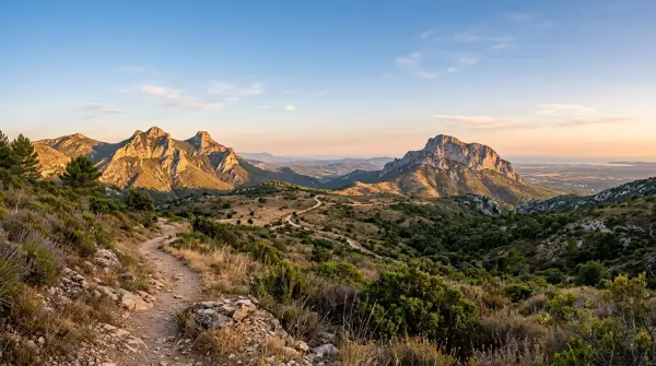 Rando célibataires — Vues sur les Trois Solliès et le Coudon par le GR®51 et la piste de Tourris