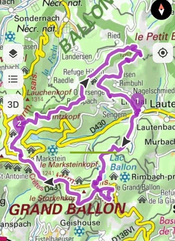 Linthal- grand Ballon, petit Ballon