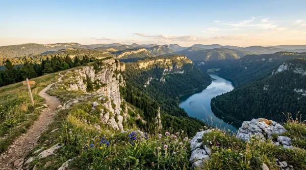 Randonnée au sommet de Pouillerel jusqu'aux Roches-de-Moron
