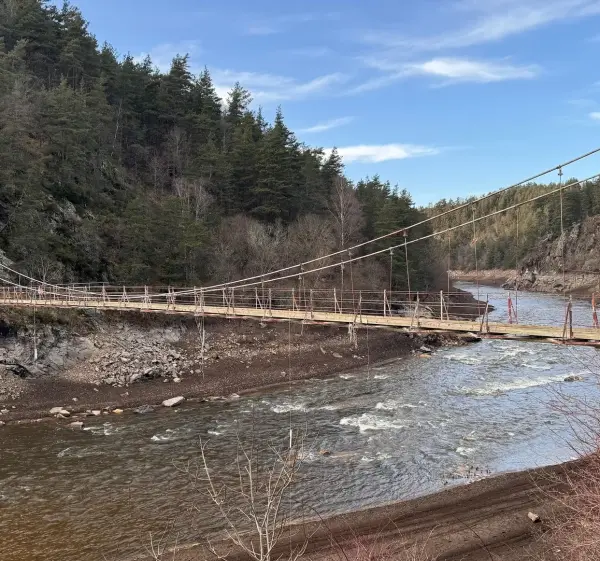 Loubaresse ( passerelle de Valadour)
