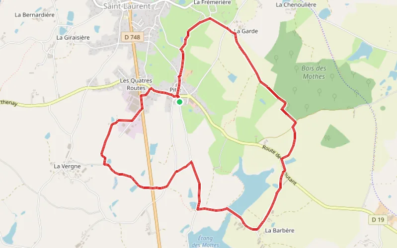 Tracé du parcours Circuit de la petite boucle