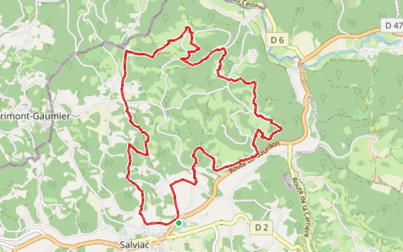 Tracé du parcours Quercy Outdoor : Causse toujours