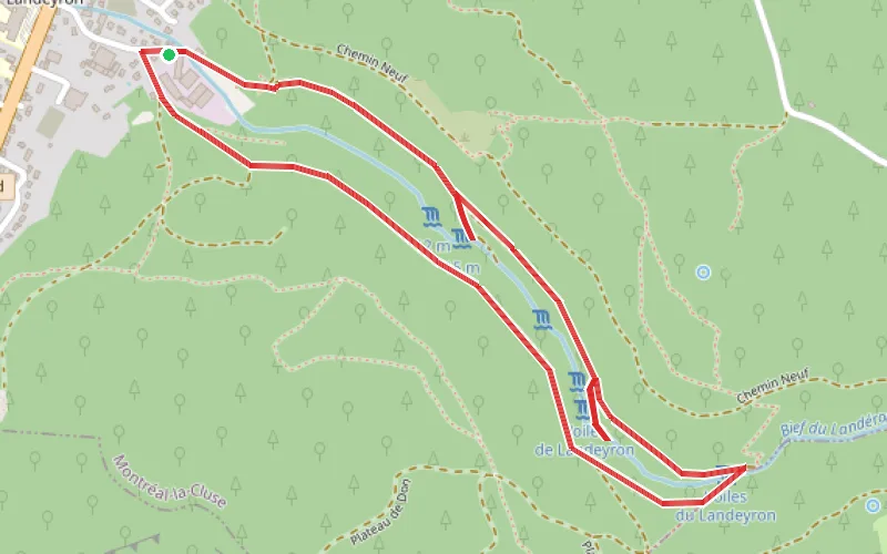 Tracé du parcours Les voiles du Landeyron