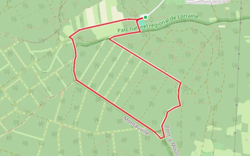 Tracé du parcours Les Bornes des Antonins et la Pierre au Jô