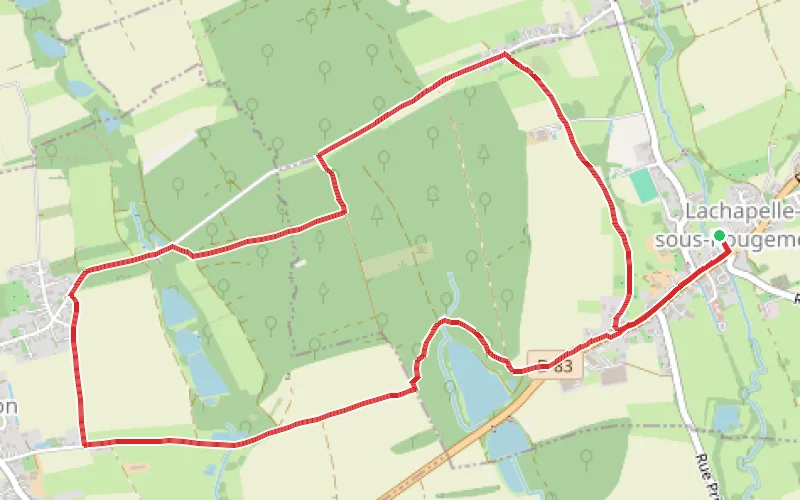 Tracé du parcours La virée des copains de Felon à Lachapelle-sous-Rougemont