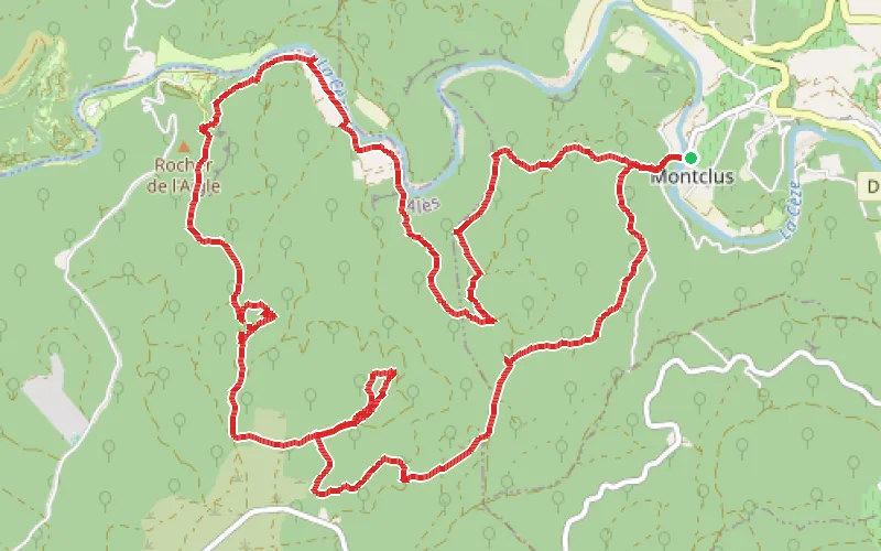 Tracé du parcours Circuit de la Dent du Serret